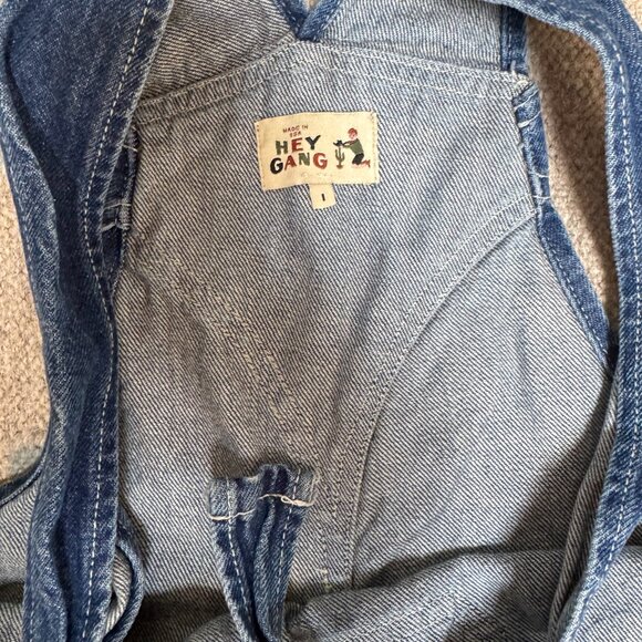 Hey Gang Kneepatch Overalls Sz 1 - Picture 3 of 3